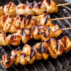 Chicken Skewers Teriyaki (3 Piece)